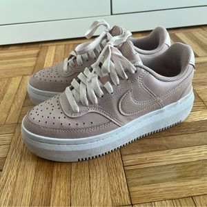 Nike Court Vision Alta in pink, size 6 women’s